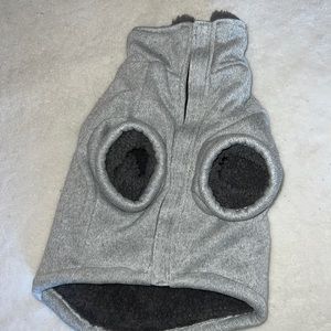 Size S fuzzy dog sweater